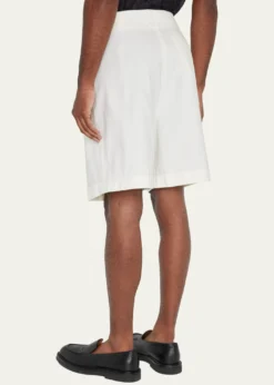 3.1 Phillip LimMen's Pleated Self-Belt Tailored Shorts