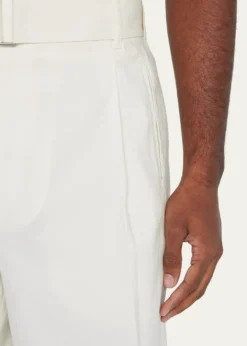 3.1 Phillip LimMen's Pleated Self-Belt Tailored Shorts
