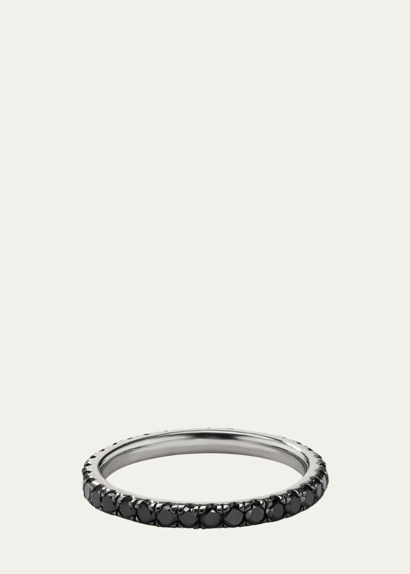 AaryahPlatinum and Black Rhodium Diamond Nero Ring