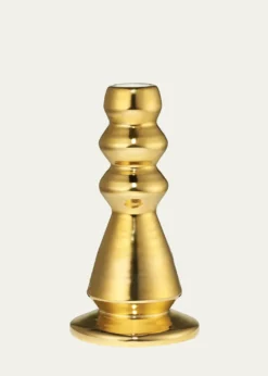 AERINAllette 6.3" Large Candleholder, Gold