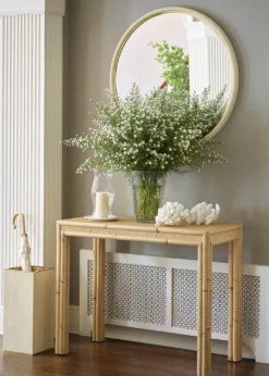 AERINClassic Faux Shagreen Umbrella Stand