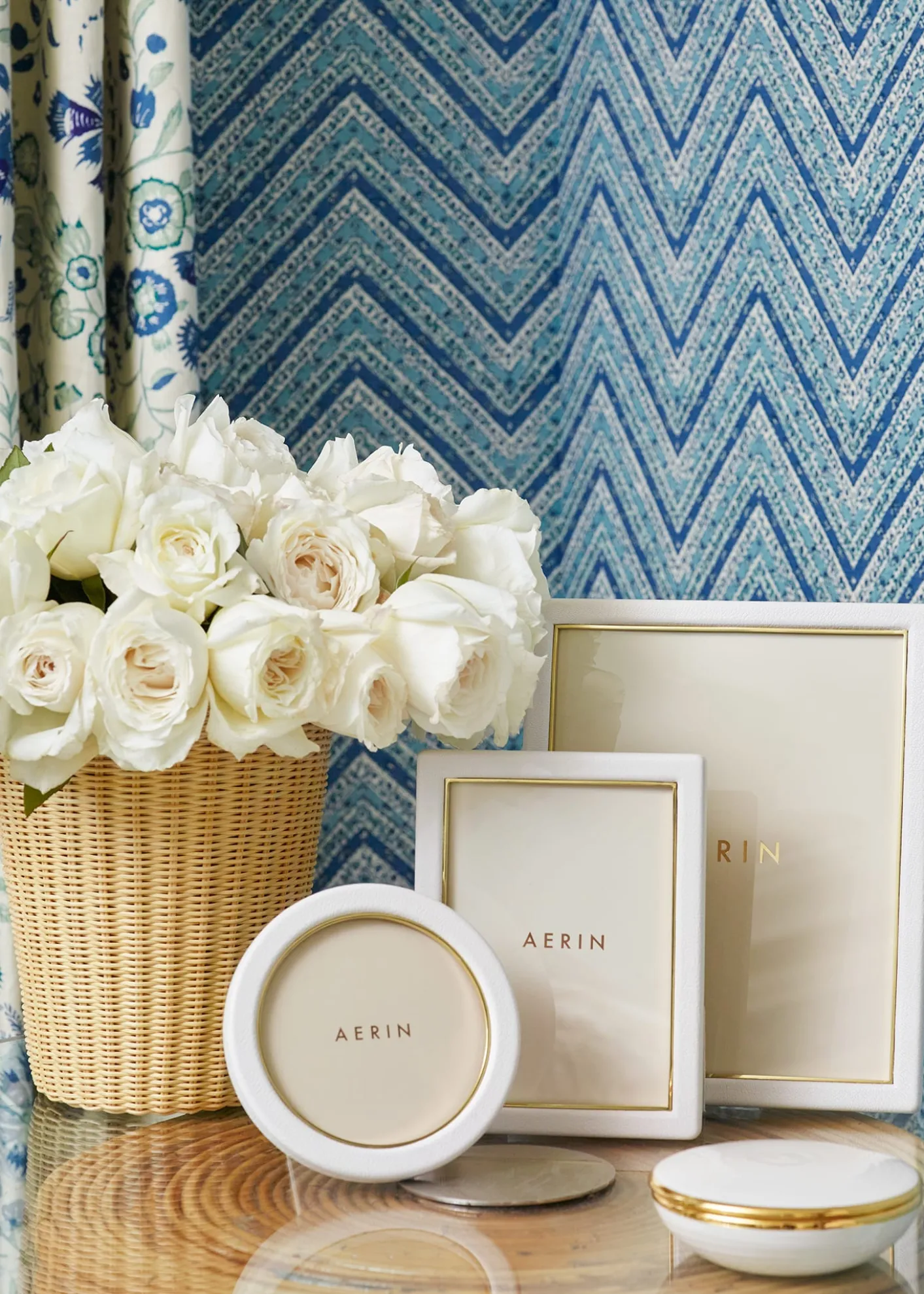 AERINPiero Leather Photo Frame, 8" x 10"