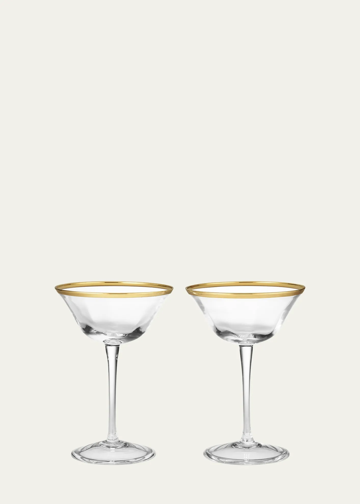 AERINSophia Clear Coupe Glasses