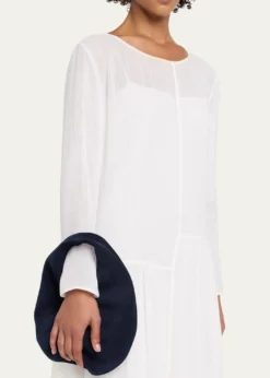 Aesther EkmeOra Mini Suede Top-Handle Bag