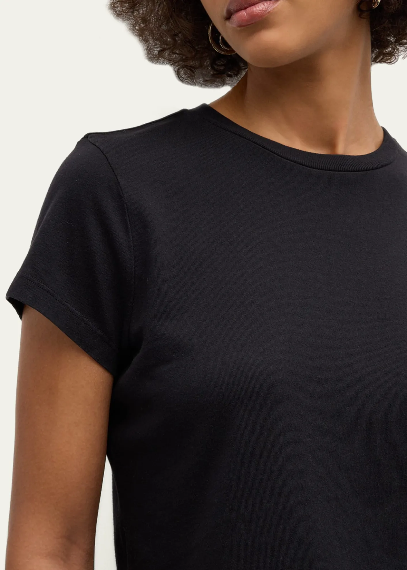 AGOLDEAdine Cropped Short Sleeve Tee