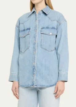 AGOLDELotta Long-Sleeve Denim Shirt