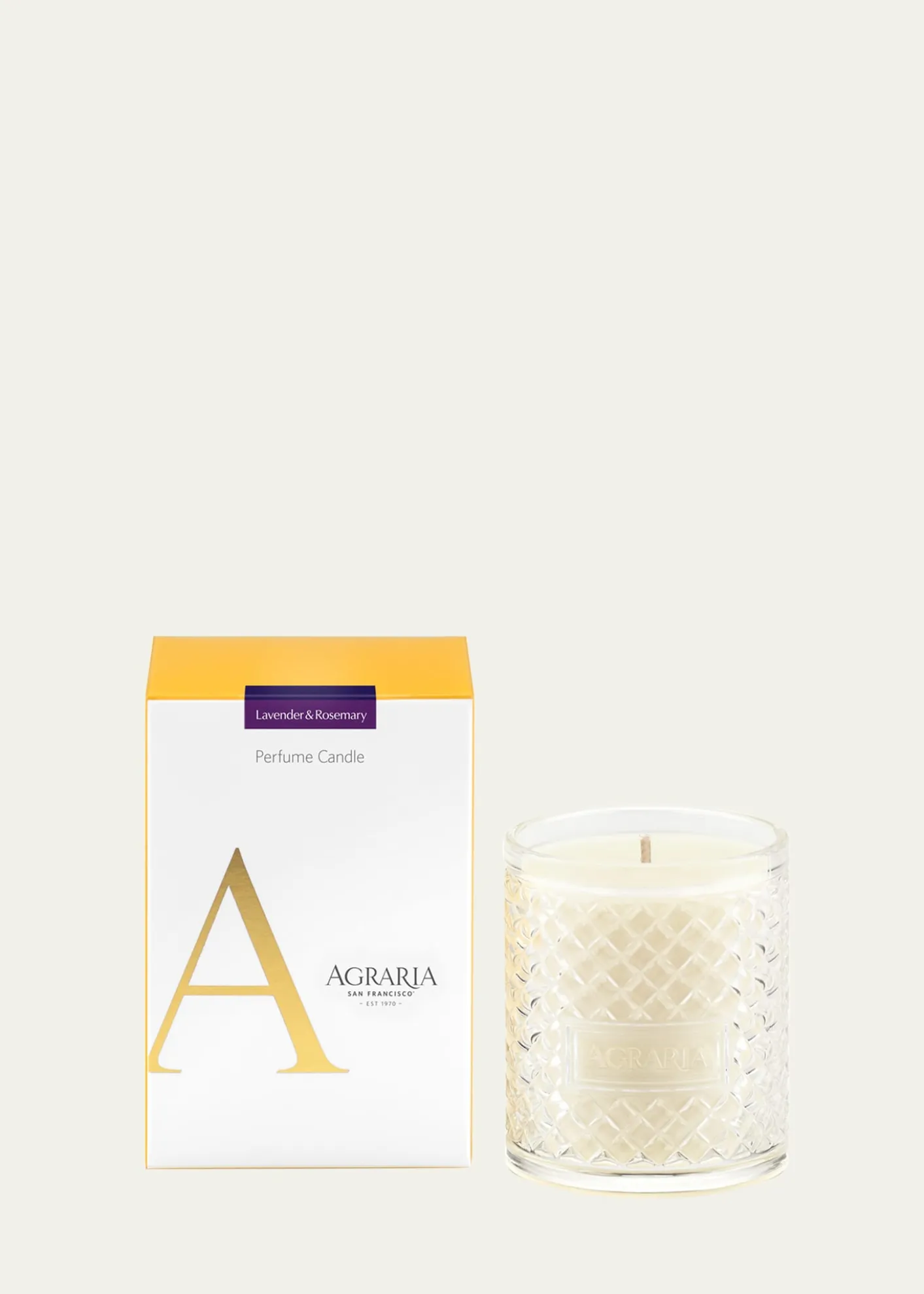 AgrariaLavender & Rosemary Perfume Candle, 7 oz.