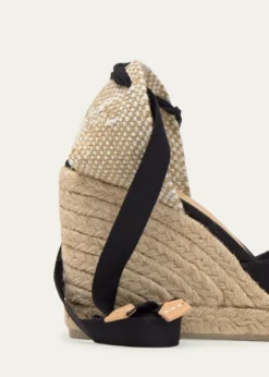 AGS X CASTANER80mm Carina Canvas Espadrille Wedge Sandals