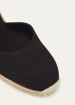 AGS X CASTANER80mm Carina Canvas Espadrille Wedge Sandals