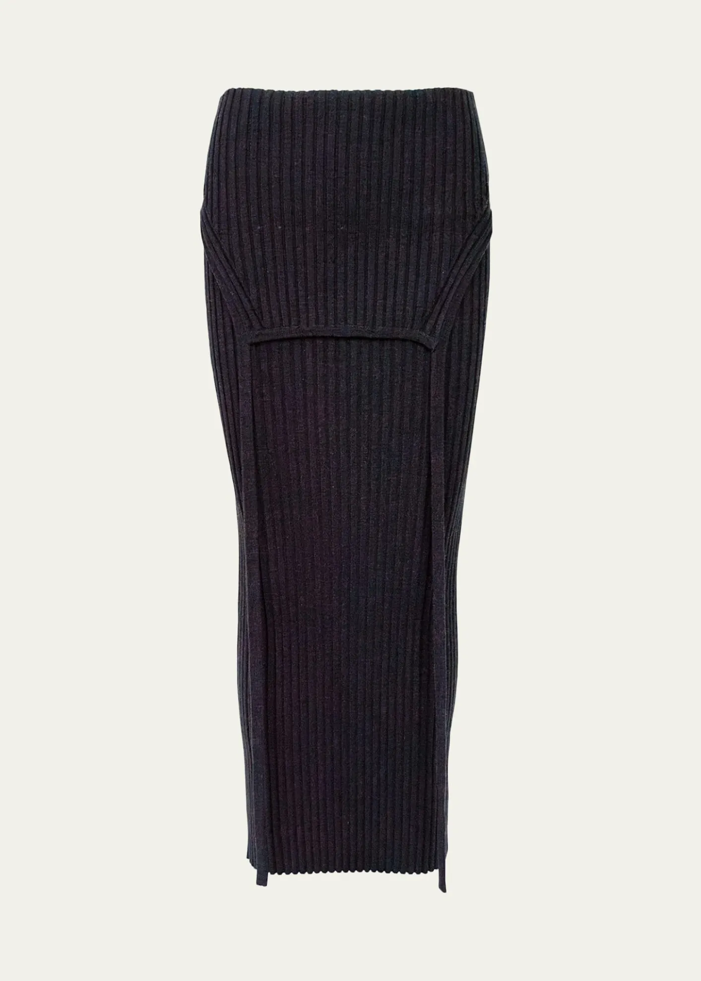 Aisling CampsFlipped Merino Wool Knit Midi Skirt