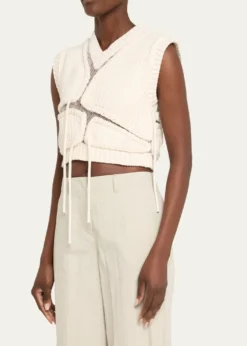 Aisling CampsTortoise Mesh Cropped Vest