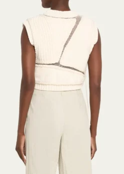 Aisling CampsTortoise Mesh Cropped Vest