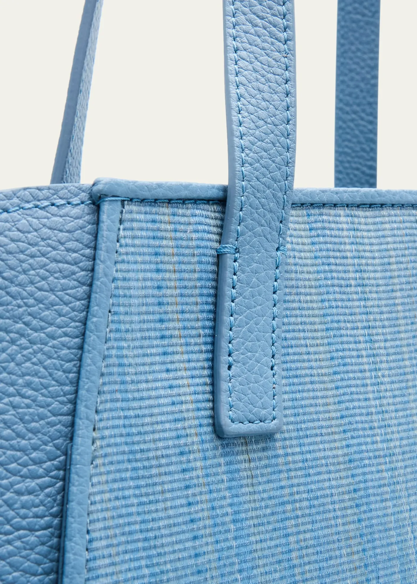AkrisAi Horsehair & Leather Tote Bag