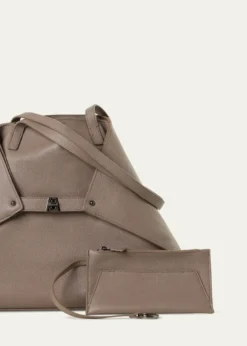AkrisAi Medium Calf Leather Shoulder Bag