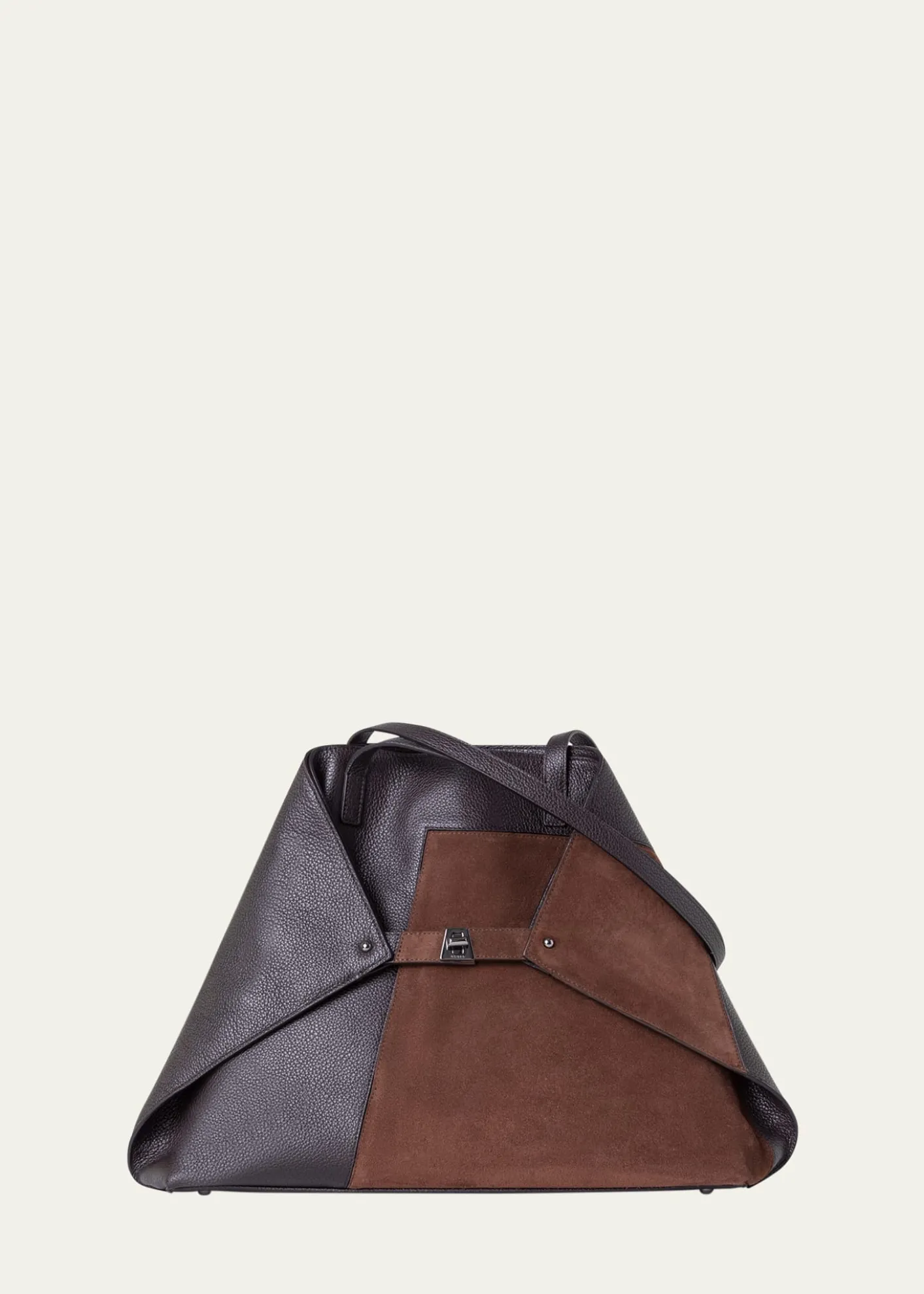 AkrisAi Medium Patchwork Leather Tote Bag