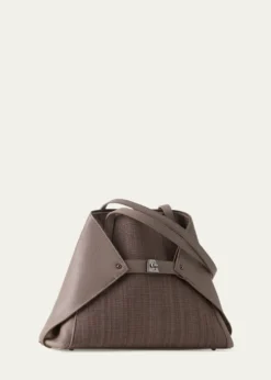 AkrisAi Small Leather Shoulder Bag