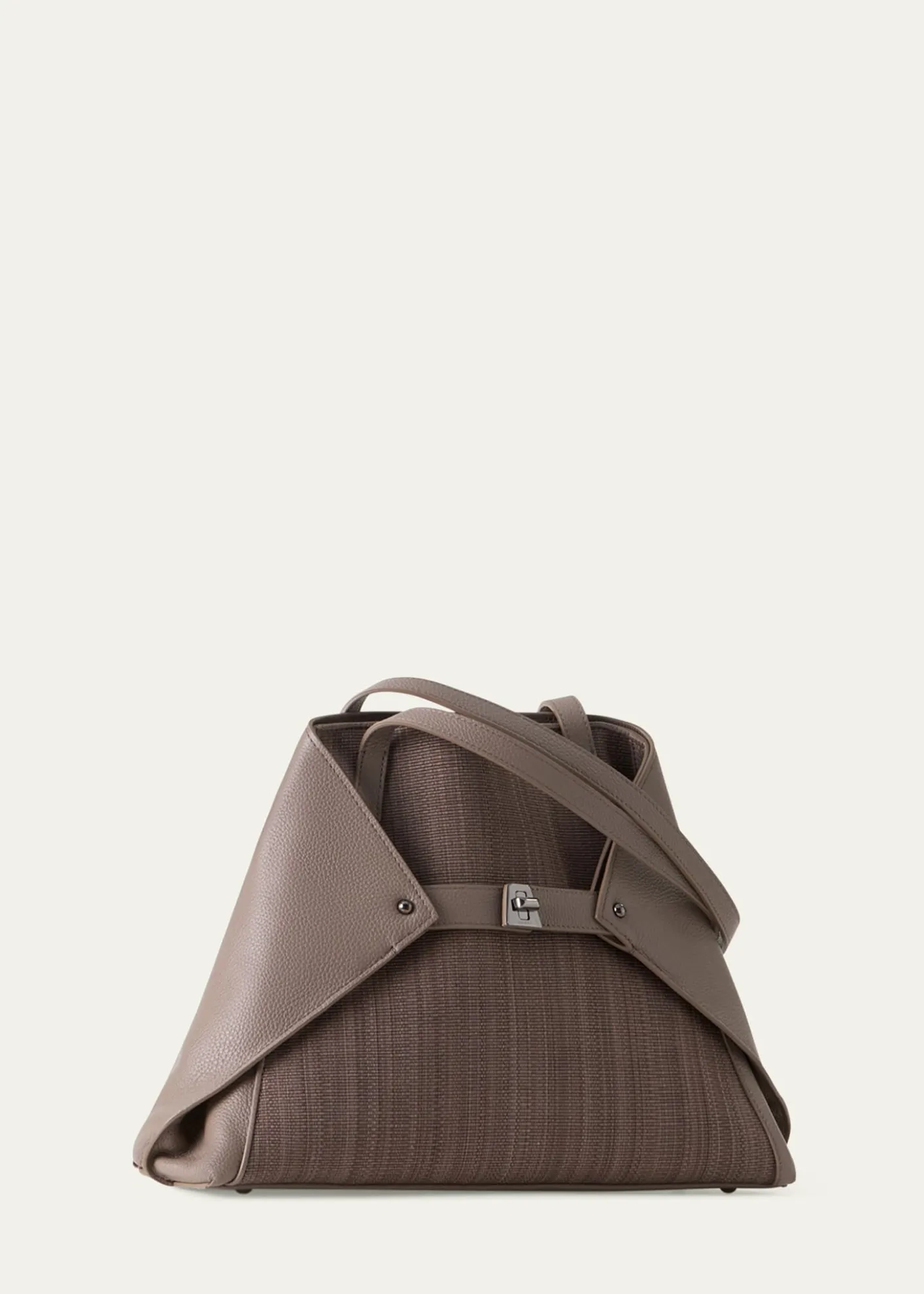AkrisAi Small Leather Shoulder Bag