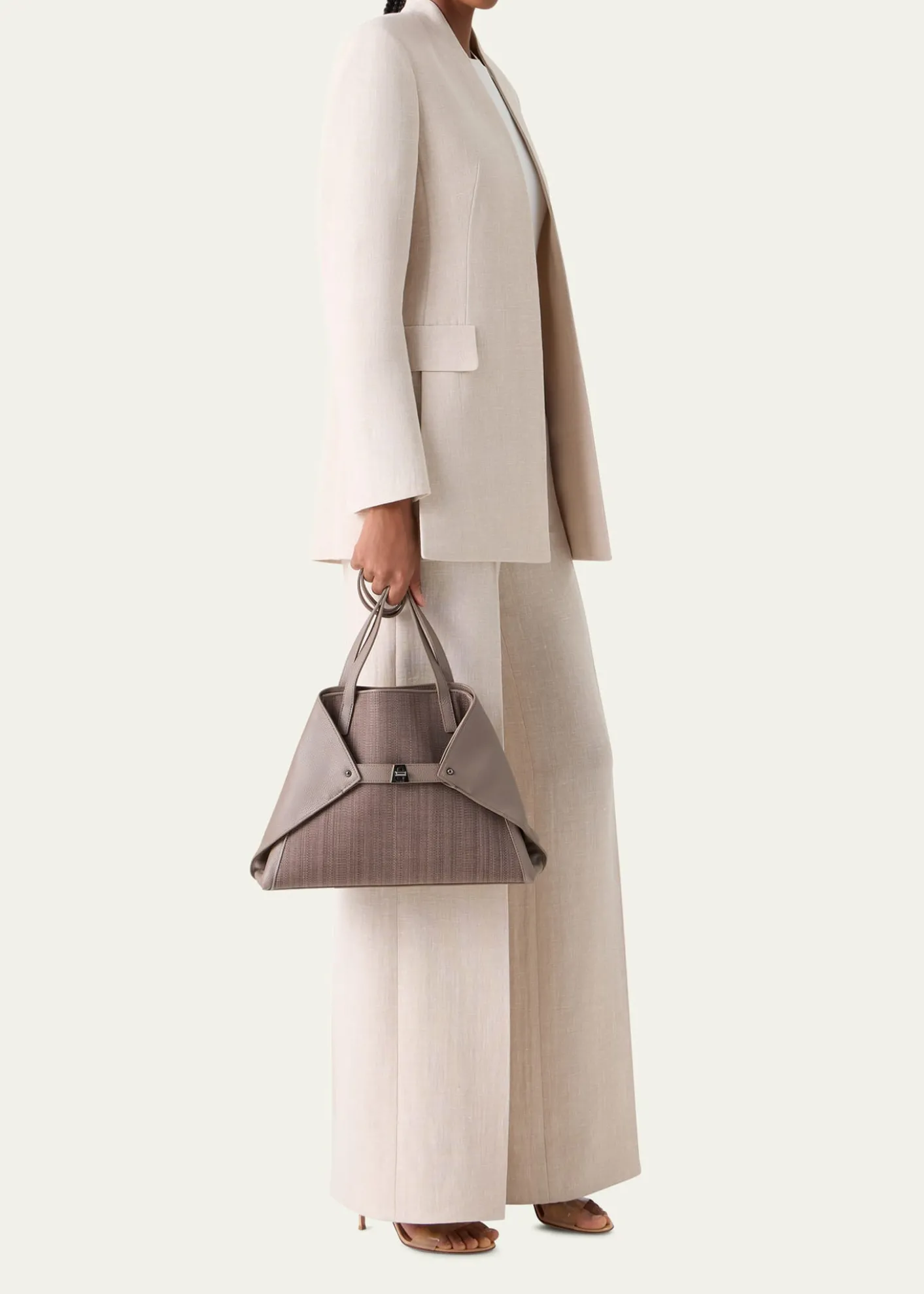 AkrisAi Small Leather Shoulder Bag