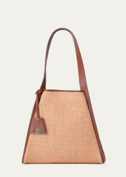 AkrisAlexa Medium Raffia Tote Bag