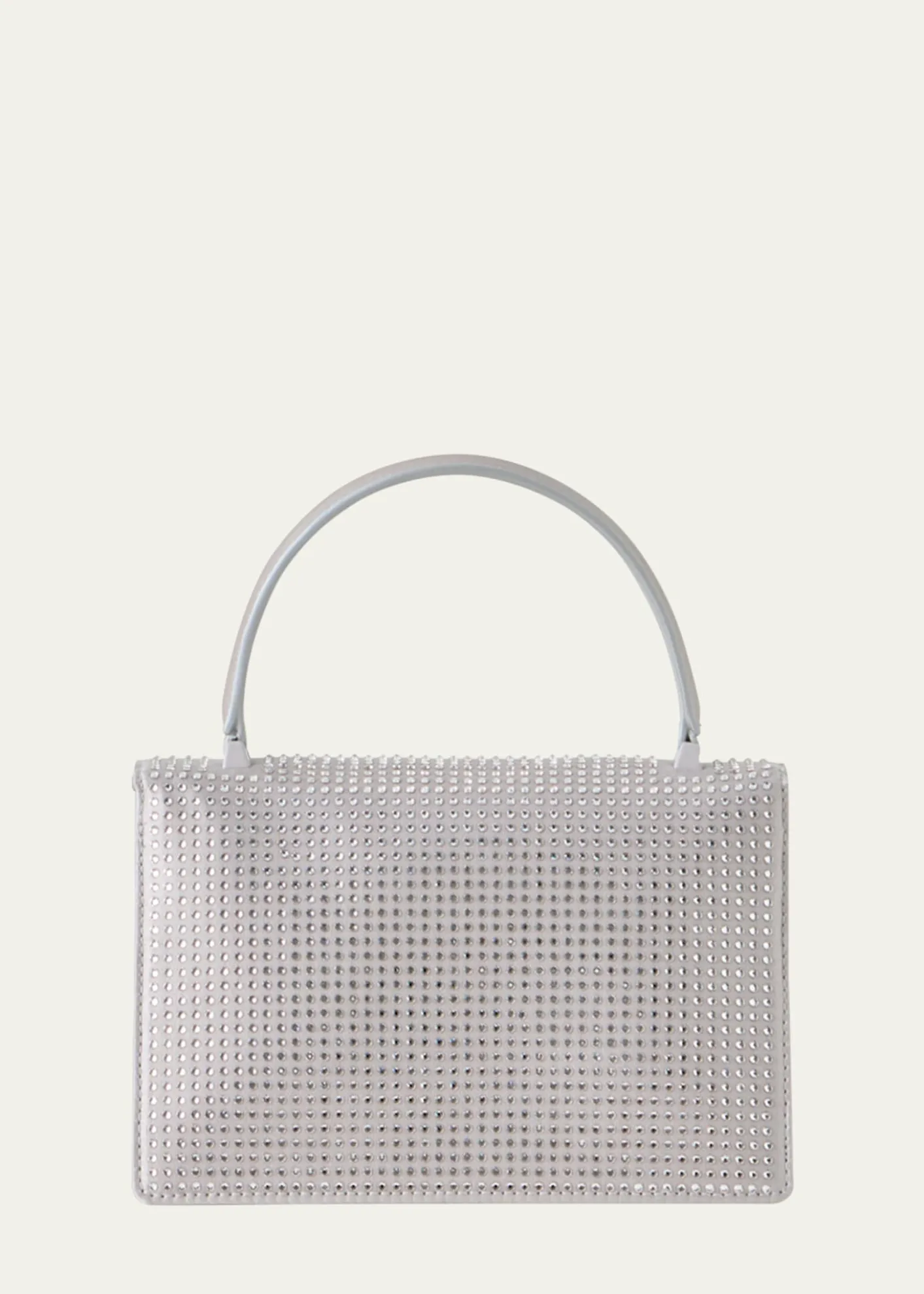 AkrisAlice Mini Rhinestone Satin Top-Handle Bag