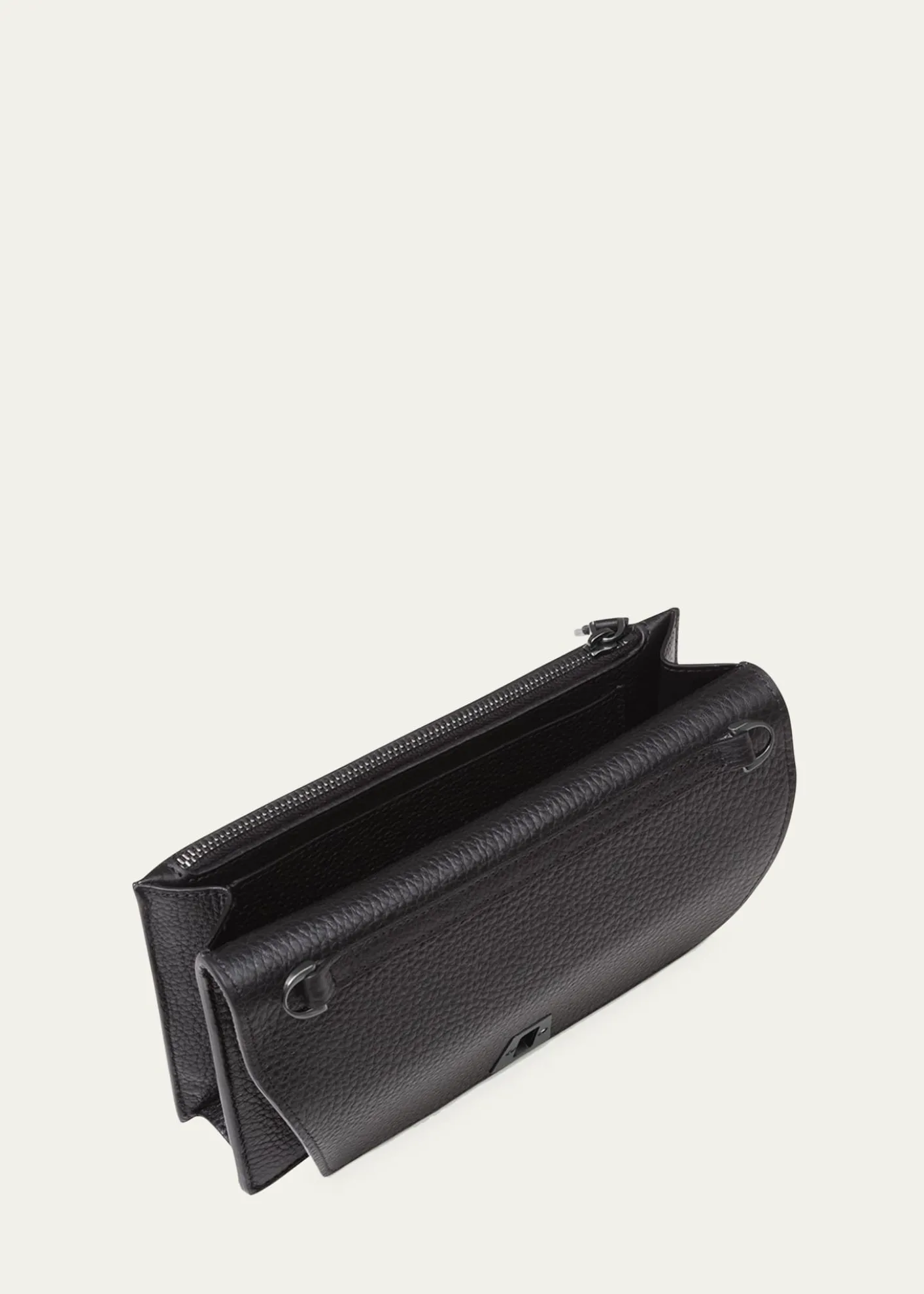 AkrisAnouk Cervo Leather Clutch Bag w/Chain