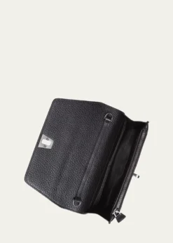 AkrisAnouk Cervo Leather Clutch Bag w/Chain