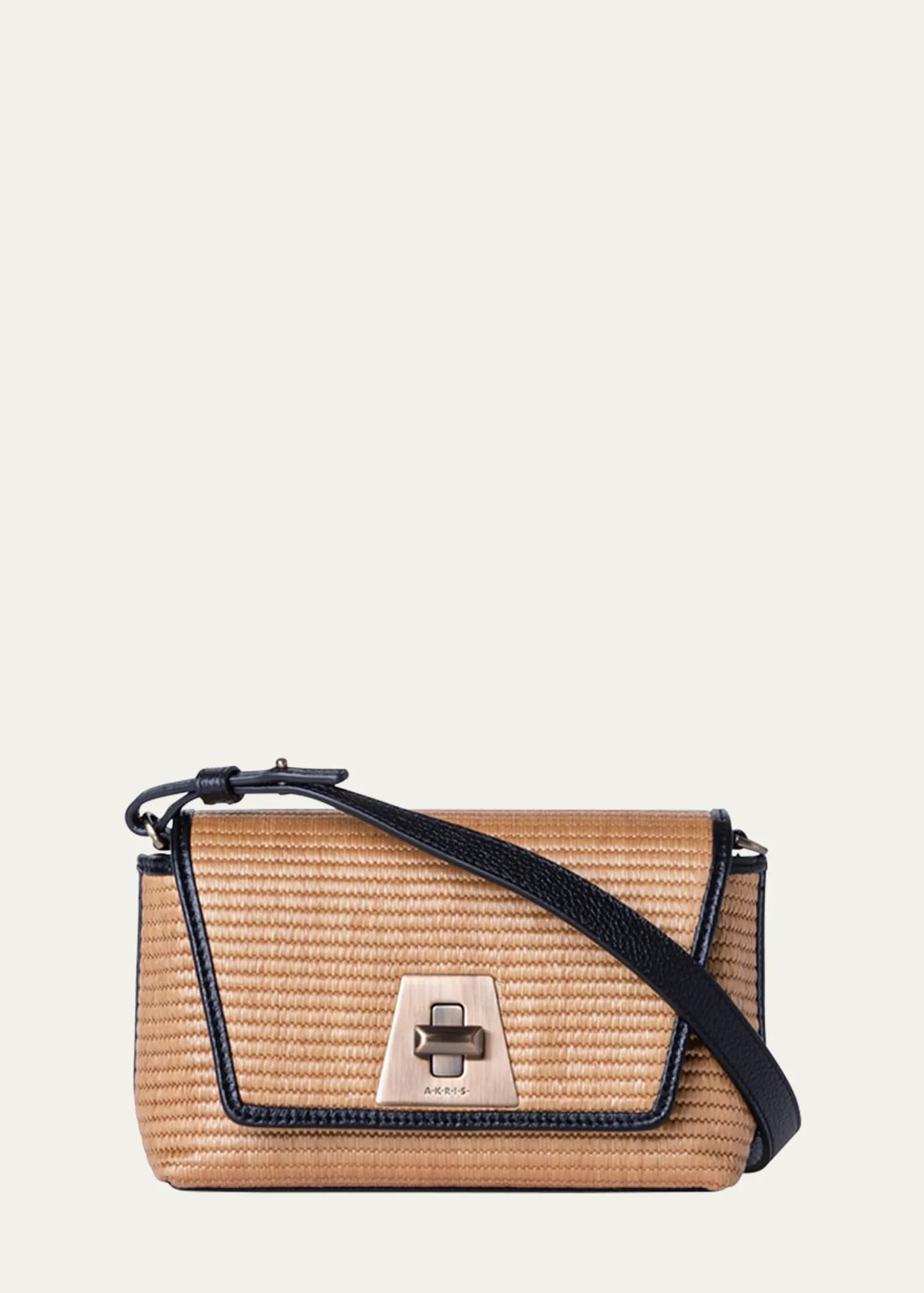 AkrisAnouk Little Day Raffia Shoulder Bag