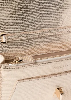 AkrisAnouk Metallic Lizard-Embossed Crossbody Bag