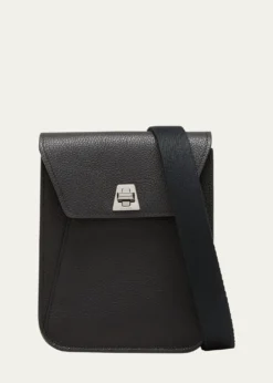 AkrisAnouk Mini Flap Leather Messenger Bag