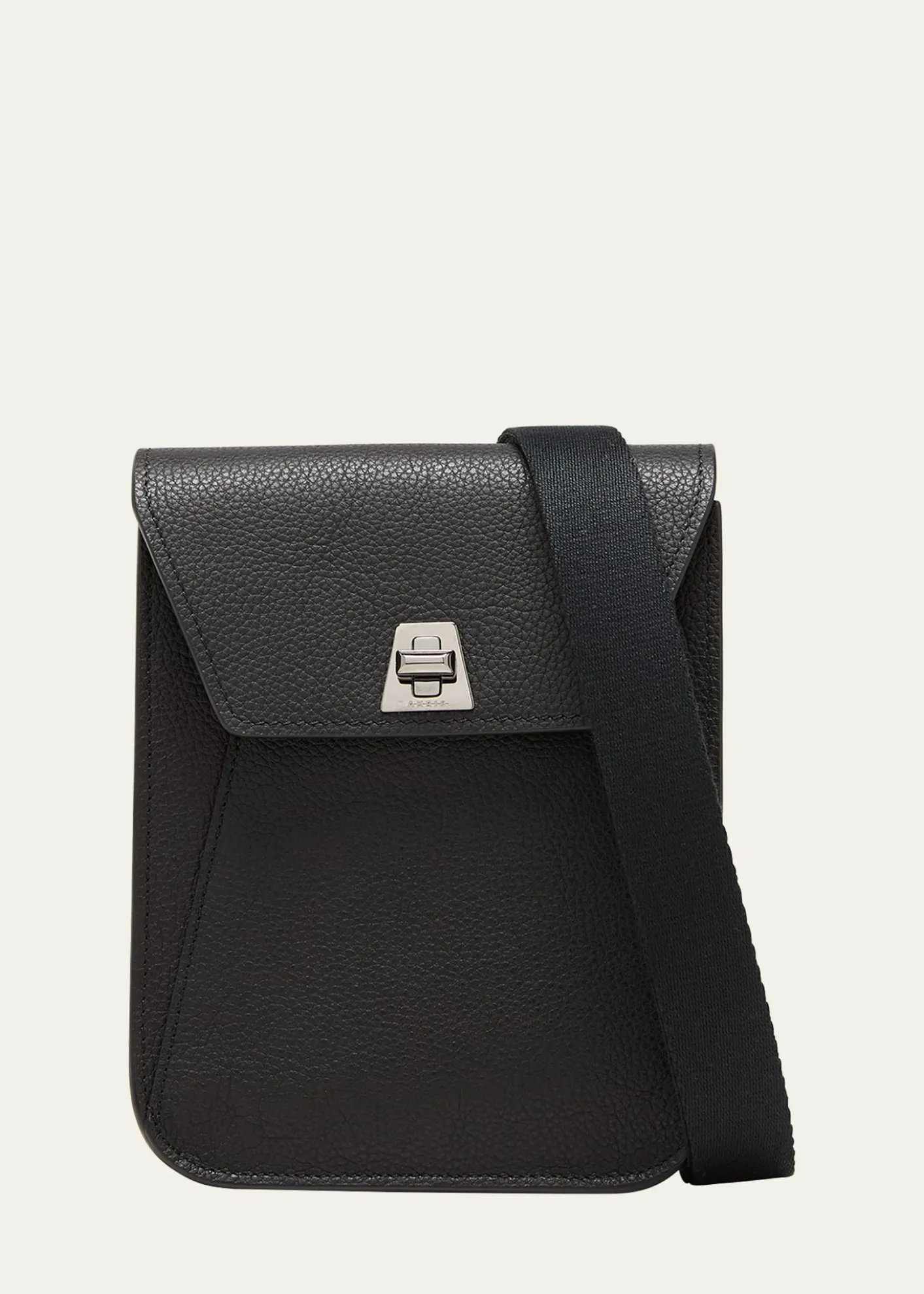 AkrisAnouk Mini Flap Leather Messenger Bag