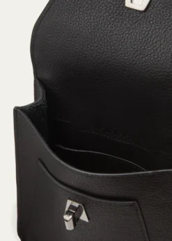 AkrisAnouk Mini Flap Leather Messenger Bag