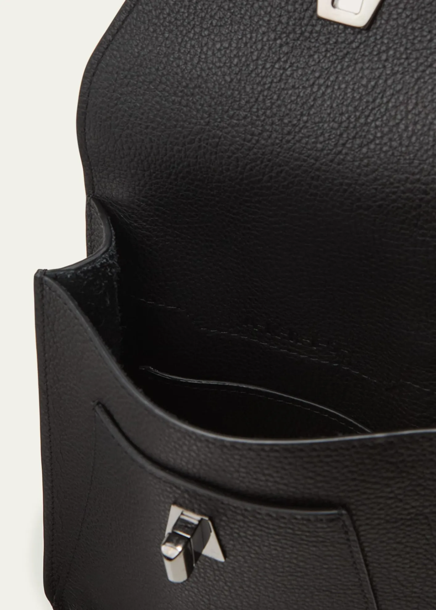 AkrisAnouk Mini Flap Leather Messenger Bag