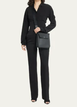 AkrisAnouk Small Leather Messenger Bag