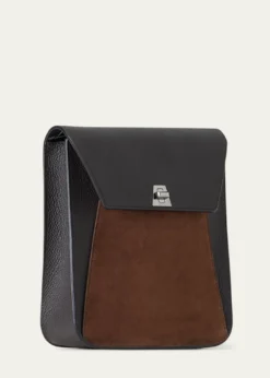 AkrisAnouk Small Leather Messenger Crossbody Bag