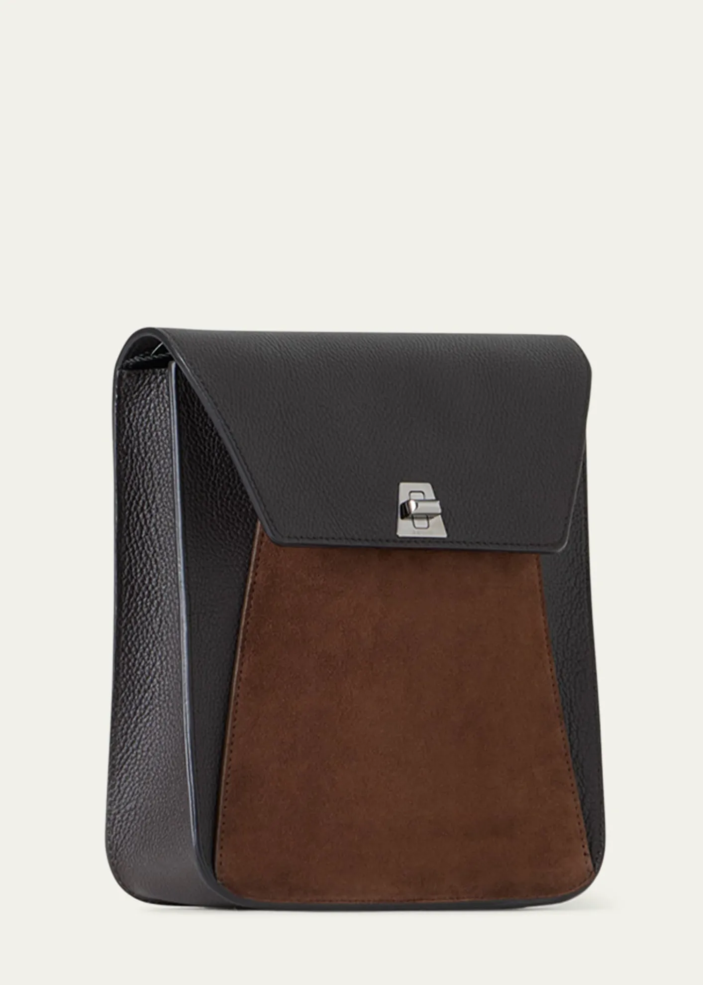 AkrisAnouk Small Leather Messenger Crossbody Bag
