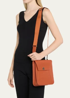 AkrisAnouk Small Leather Messenger Bag