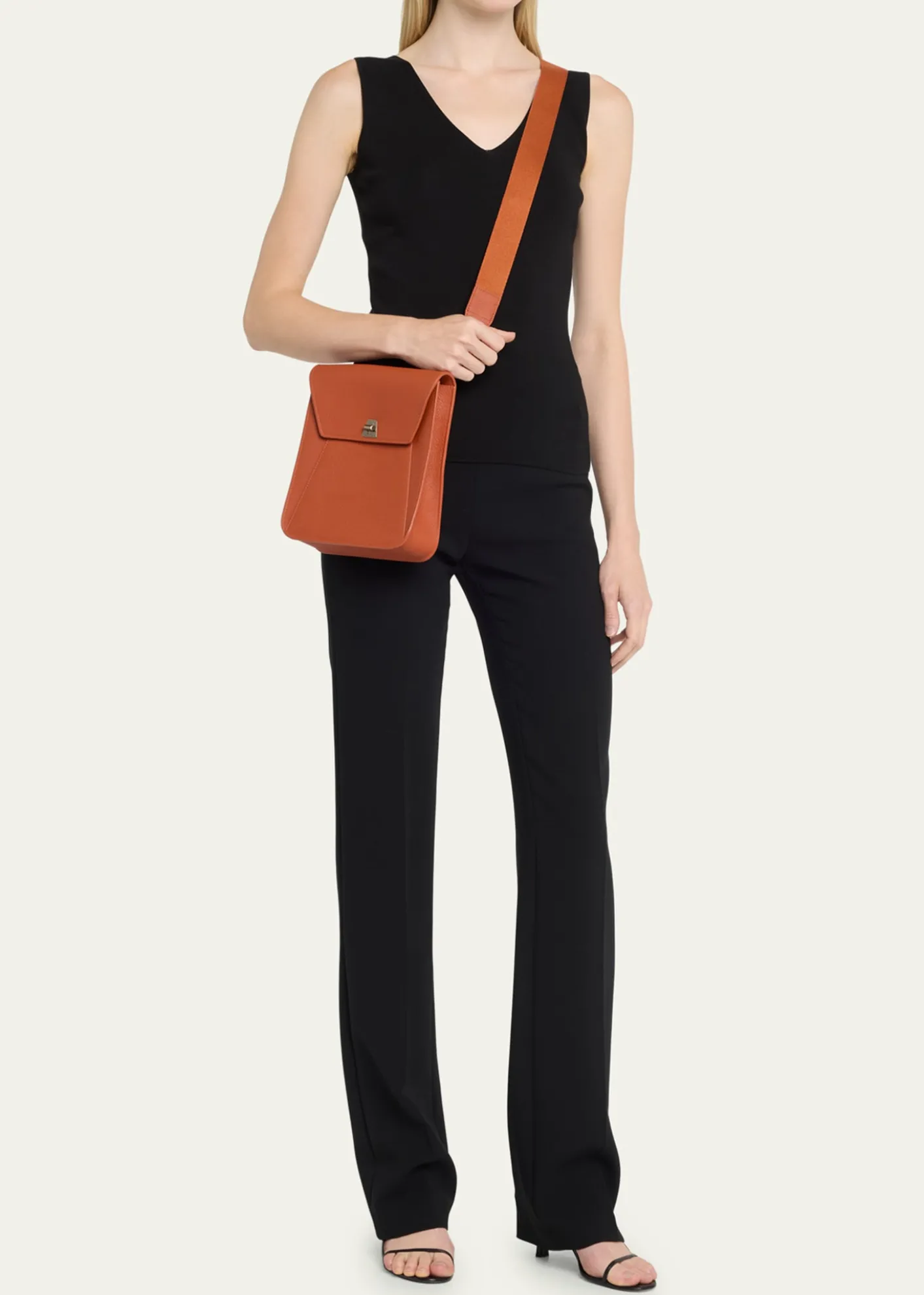 AkrisAnouk Small Leather Messenger Bag