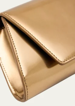 AkrisAnouk Small Metallic Leather Clutch Bag