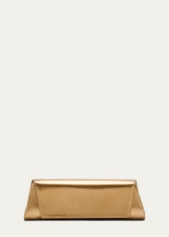 AkrisAnouk Small Metallic Leather Clutch Bag