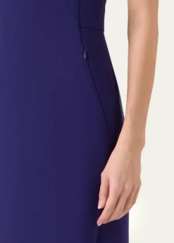 AkrisBi-Stretch Wool Double-Face Shift Dress