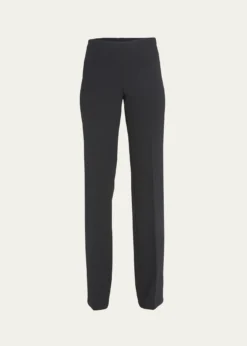 AkrisCarol Classic Flat-Front Pants