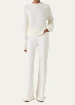 AkrisCashmere-Silk Boucle Knit Sweater