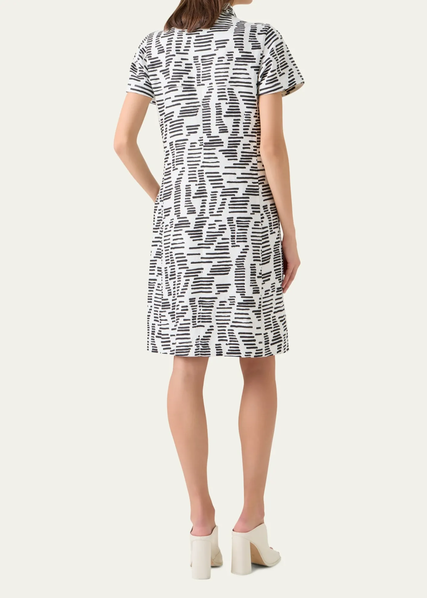 AkrisDance Movements Linen Toile Polo Dress