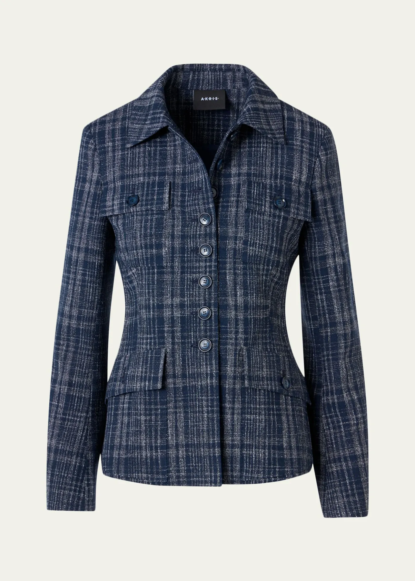 AkrisDelia Buttoned Tweed Jacket