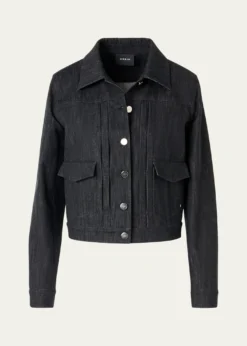AkrisHilbert Short Stretch Denim Jacket