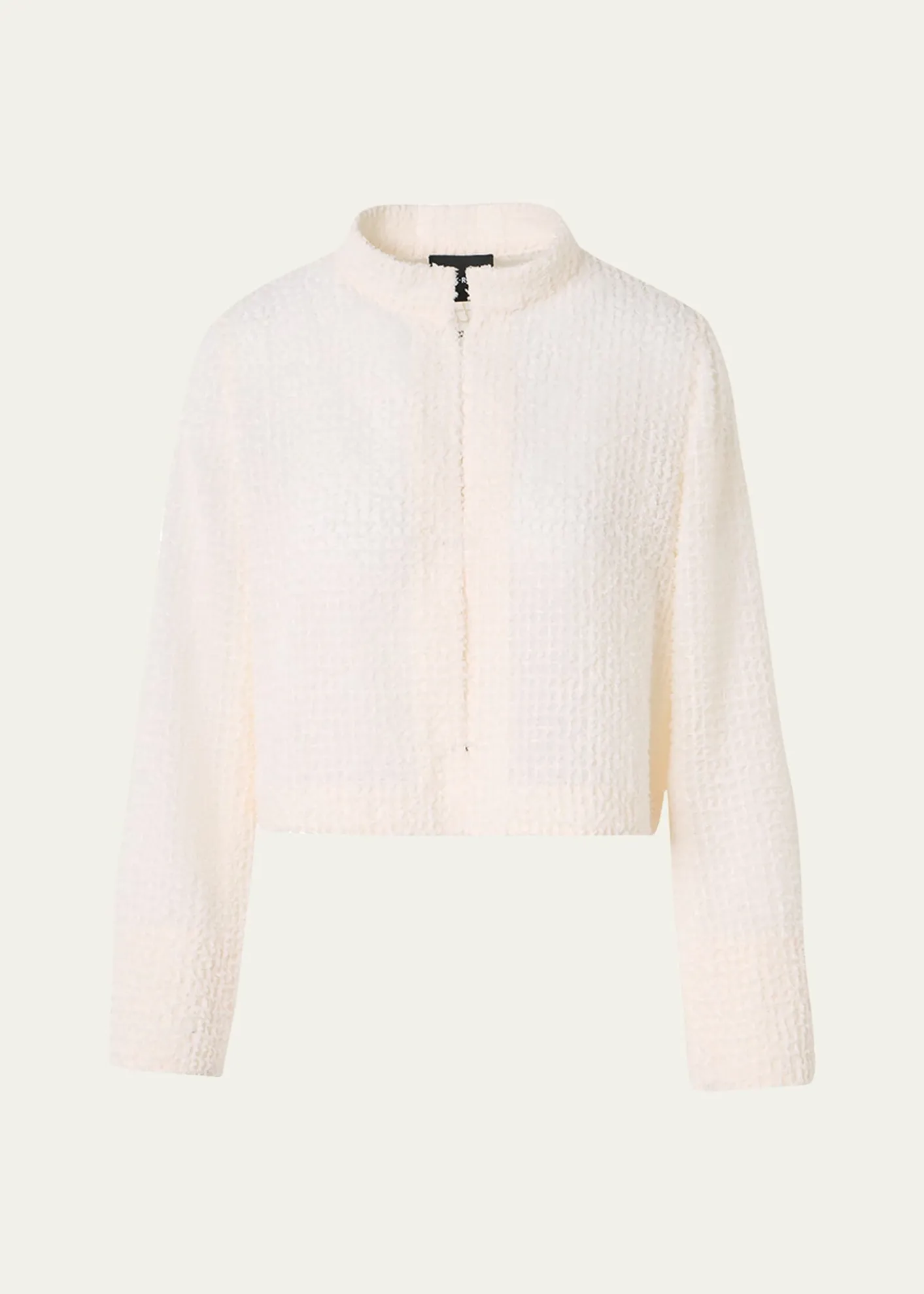 AkrisHockney Fringed Techno Short Bolero Jacket