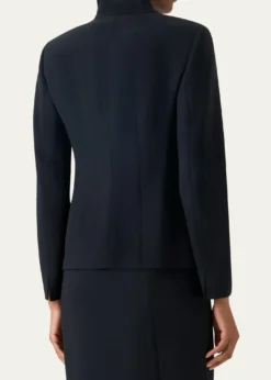 AkrisKay Wool Double-Face Short Jacket