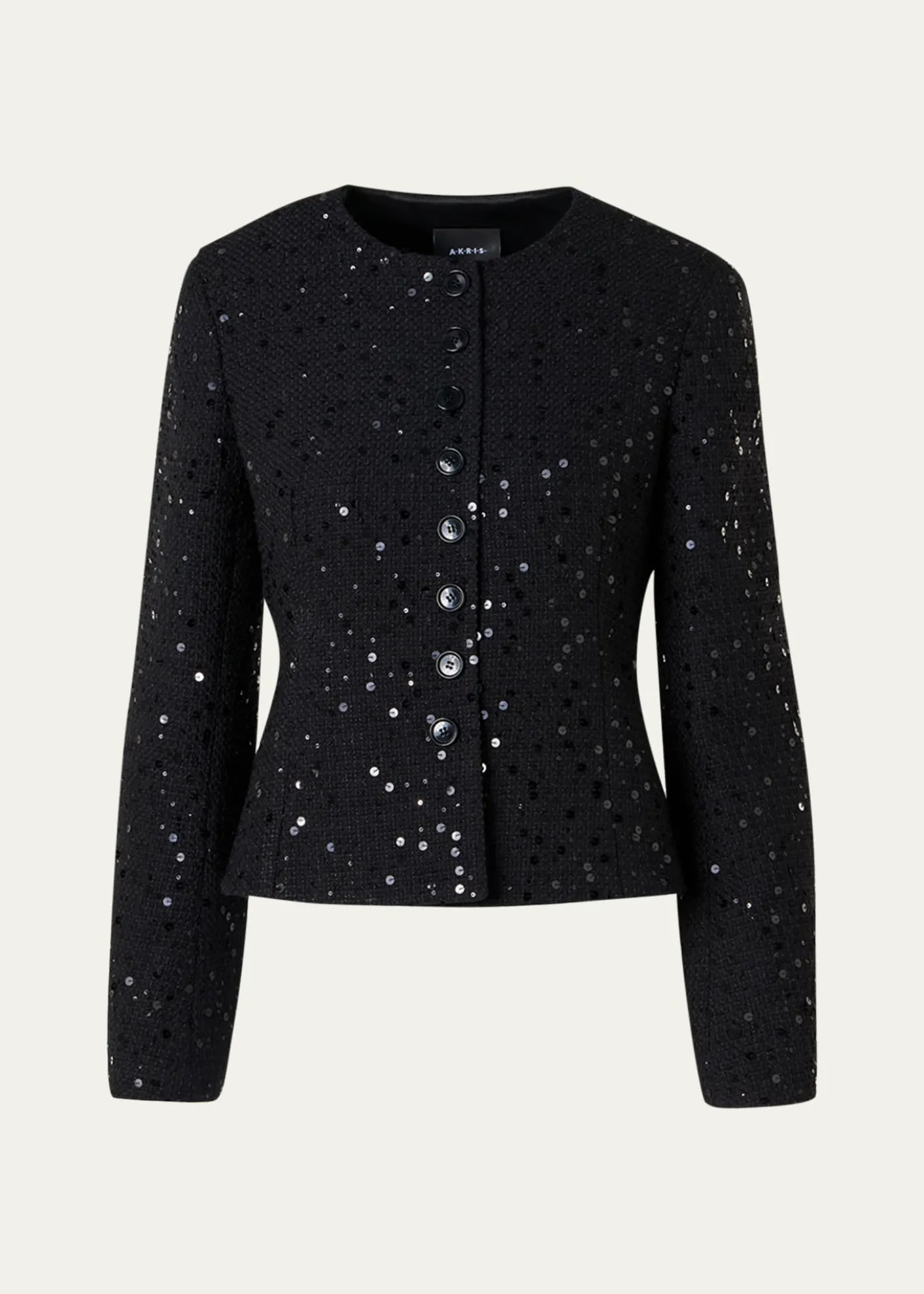 AkrisKelis Sequined Tweed Jacket