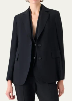 AkrisMalik Cool Wool Single-Breasted Jacket