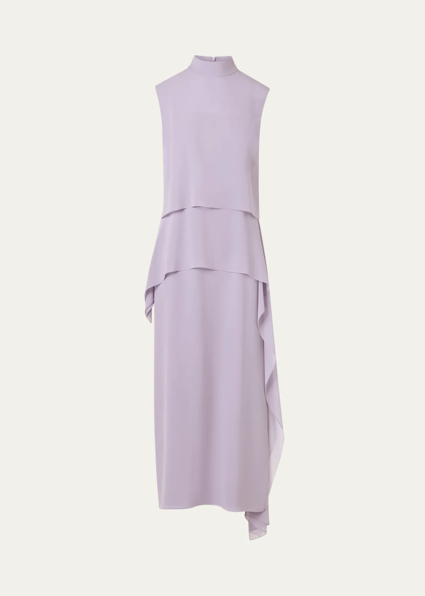 AkrisMalva Silk Georgette Layered Dress